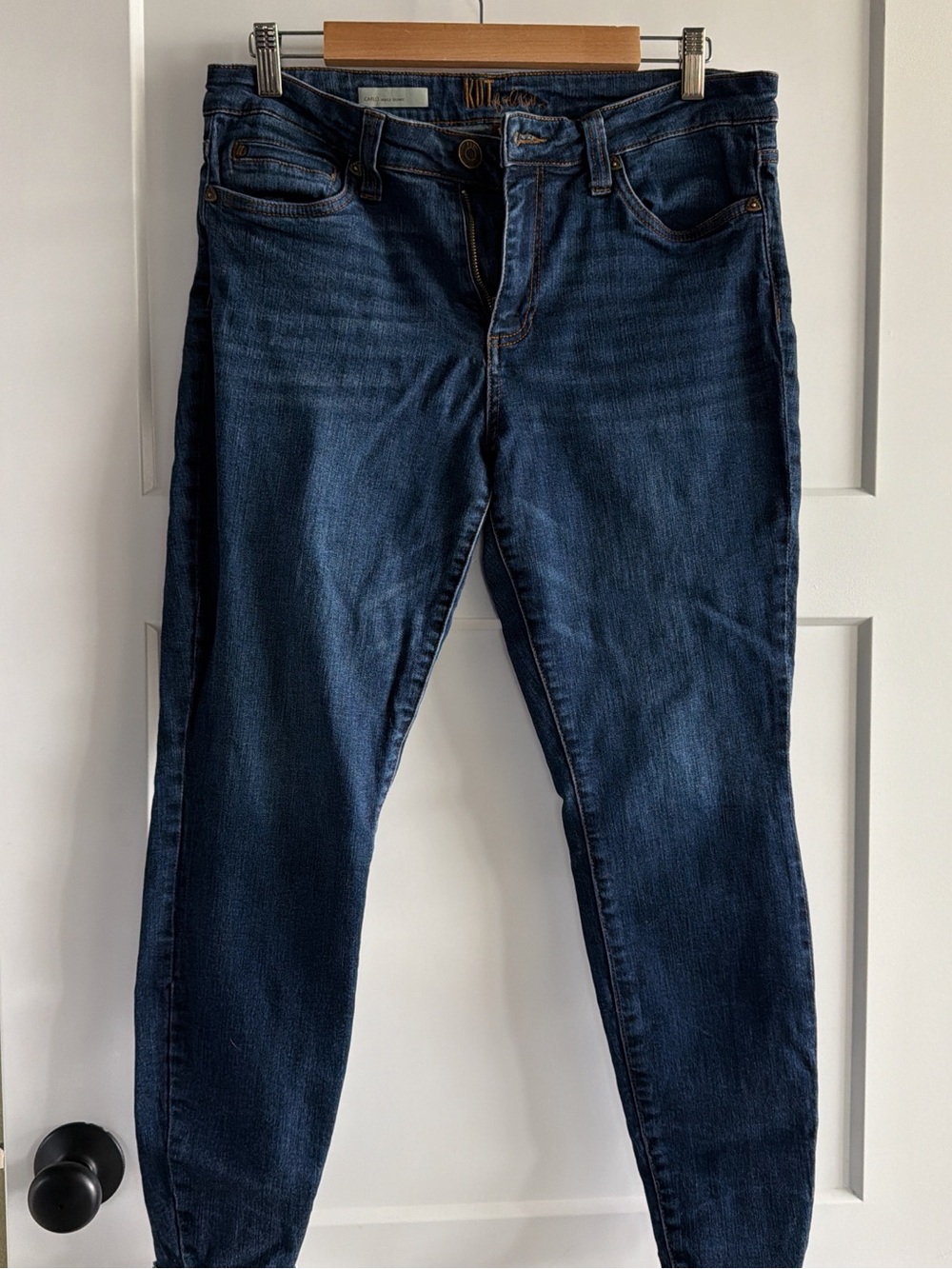 Kut from the Kloth Carlo Skinny Women's Dark Indigo Jeans